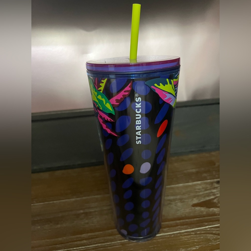 Starbucks Floral Tumbler 24oz NWT - Picture 1 of 3
